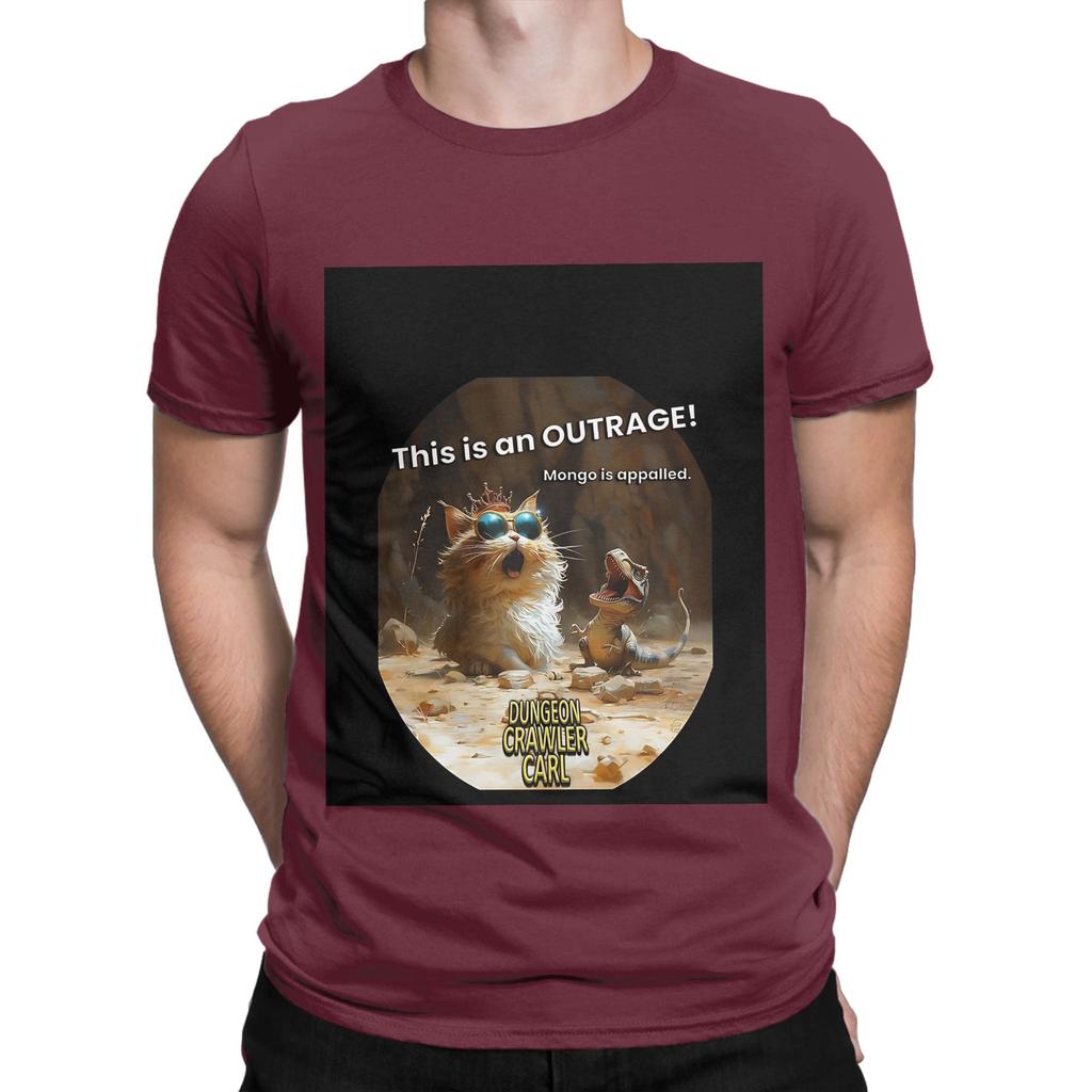 Dungeon Crawler Carl This Is An Outrage Funny Graphic 100 Cotton Tshirt Dungeon Crawler Carl Tees Tops For Unisex