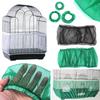 Easy Cleaning Bird Cage Covers Mesh Seed Catcher Guard Bird Cage Net Shell Skirt Dust-proof Airy Mesh Parrot Cage Cover