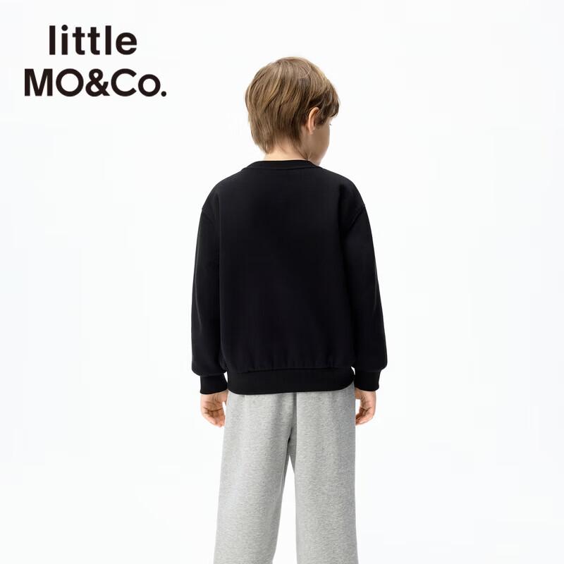 Little MO&Co. Fleece-Lined Kids' Letter Sweatshirt