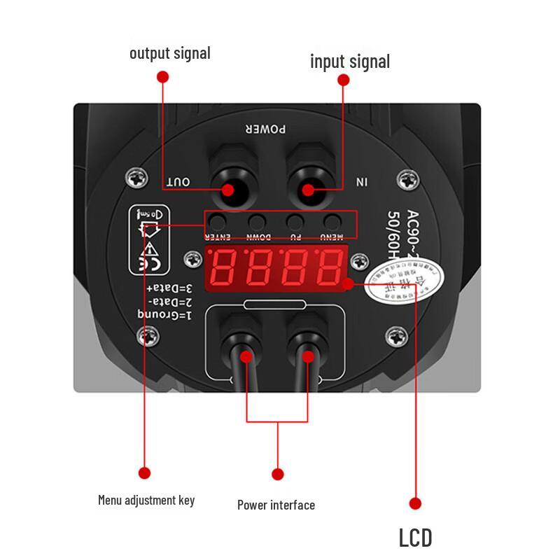 Gang Zhi Qi Gong Pin 54-LED Stage Par Light