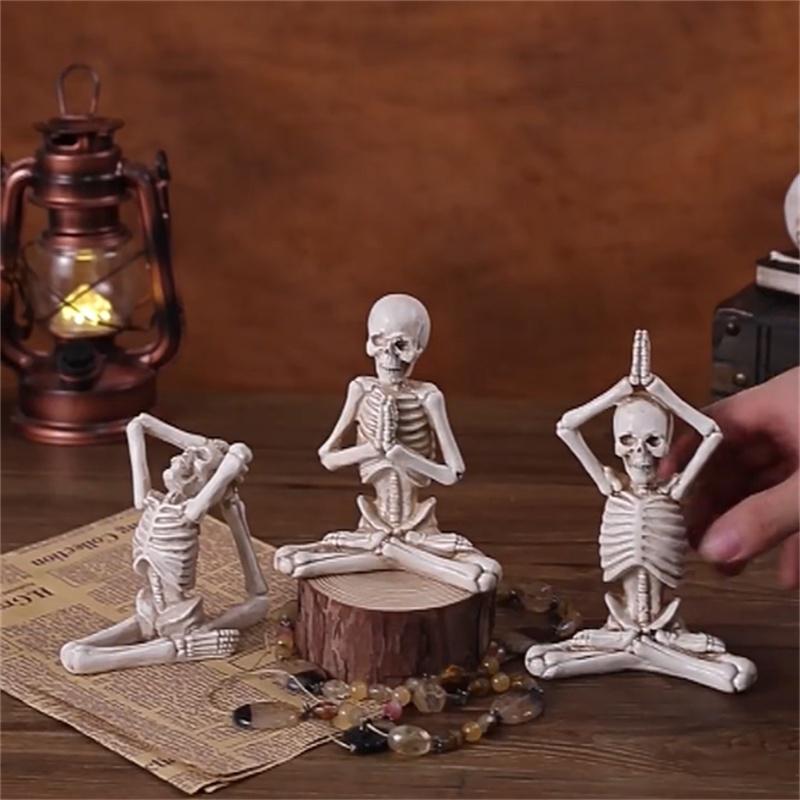 Скульптура Черепа Хэллоуинский Декор Аутентичное Изделие из Смолы Идеально Для Вечеринок И Сувениров