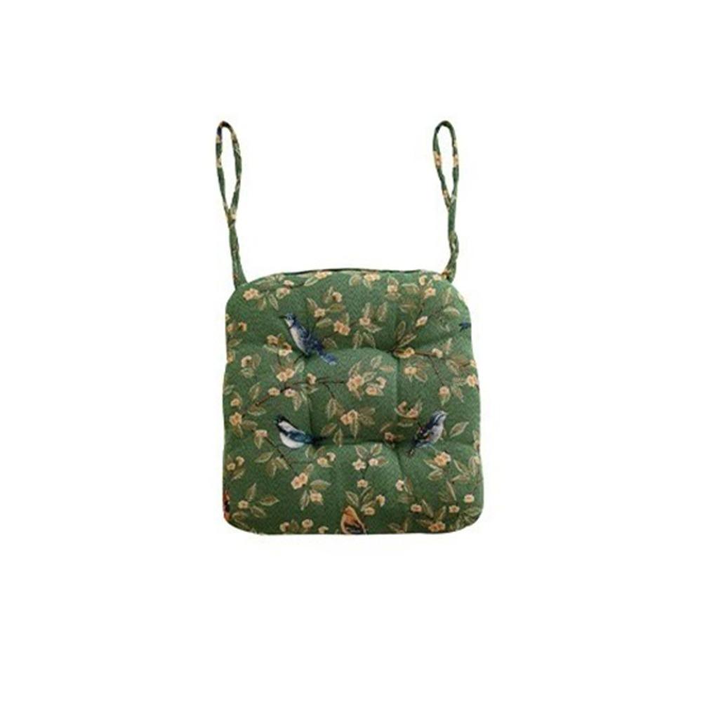 Нескользящая подушка на сиденье Утолщенная подушка для офисного сиденья Винтажная подушка для обеденного стула Для дома и офиса