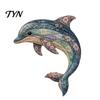 Family Craft Night Activities Ocean Animal Patchwork Kit, DIY Fabric Sewing Handmade Material Package Sea Turtle Octopus Kit for Adults, Home