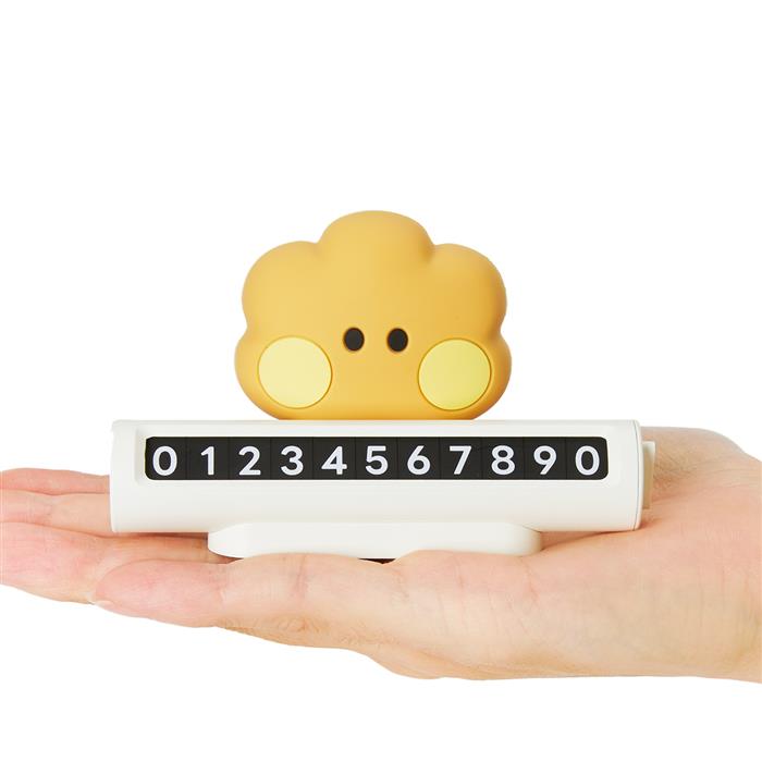 LINE FRIENDS BT21 SHOOKY Minini Фигурка в машину Парковочный номерной знак
