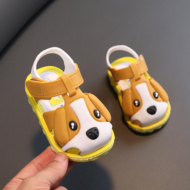 Летние сандалии, обувь принцесс для девочек, детские дышащие туфли с бантиком, пляжные сандалии на плоской подошве