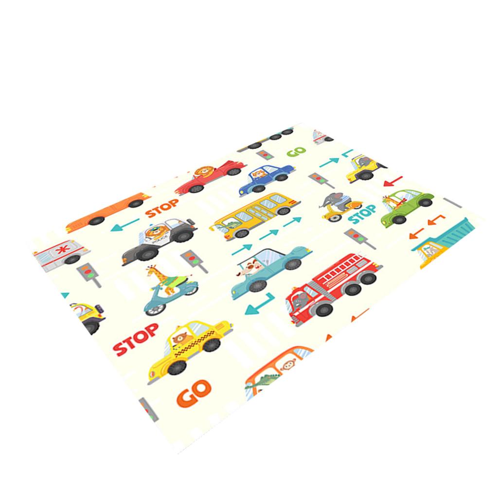 Kids Carpet Playmat Rug  Fun Carpet City Map For Track Racing And Toys  Floor Mats For Cars For Toddler Boys