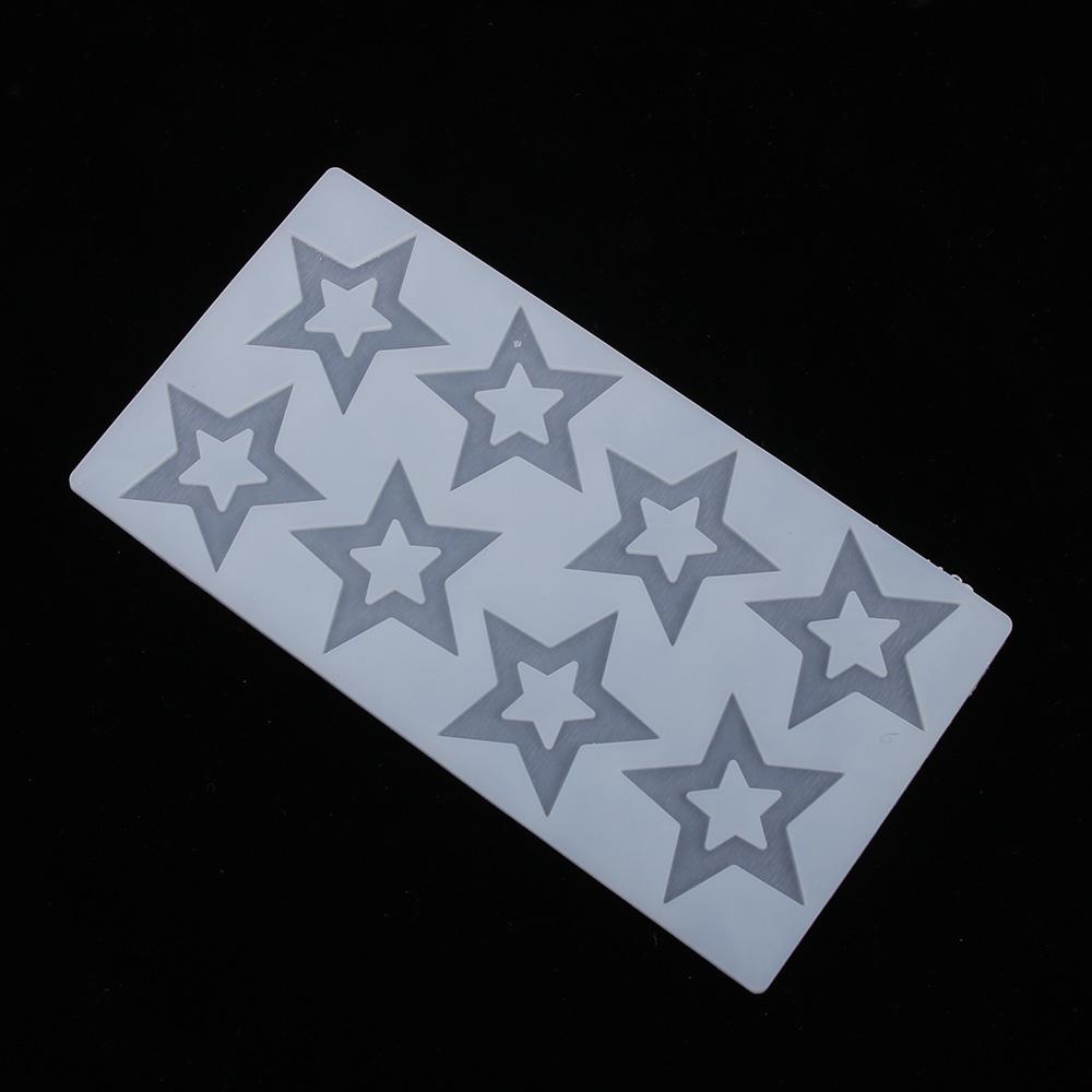 3D силиконовая форма для торта в форме звезды, инструменты для украшения торта, форма для шоколадной помадки, инструмент для выпечки