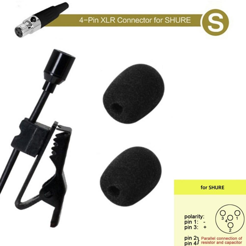 Compact and Easy To Use Lavalier Lapel Microphone for Audio Technica Systems