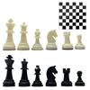 32PCS Delicate Black White Chess International Chess Game Word Chess Set  International Chess Tables