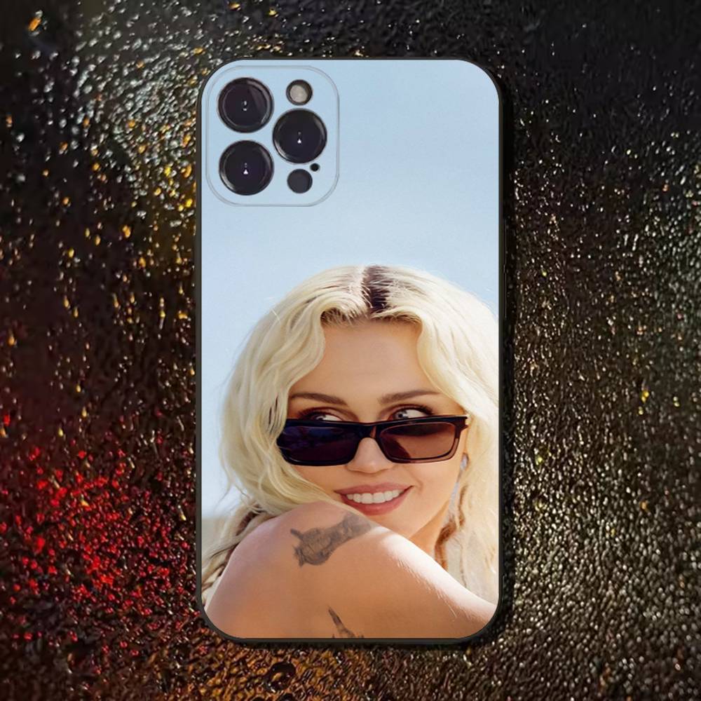 H-Hannah M-Montana Phone Case For iPhone 16,15,14,13,12,11 Plus,Pro Max,XS,X,XR,SE,Mini,8,7,Soft Silicone Black Cover