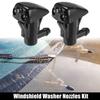 2Pcs Car Windscreen Washer Jet Spray Nozzle For Hyundai For Tucson 986302E100 Dual Holes Windshield Nozzle Water Spray Jet