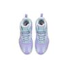 Anta Lattice Cloud Shock Absorption Anti-Slip Wear-Resistant High-Top Basketball Shoes Men Sneakers Purple Blue White 112141649S-1