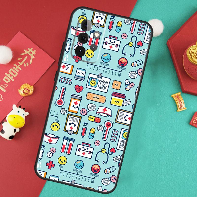 Мультяшный чехол Доктор Медсестра для Samsung Galaxy A34 A54 A14 A15 A25 A35 A55 A53 A33 A13 A52 A32 A12 A51 A71