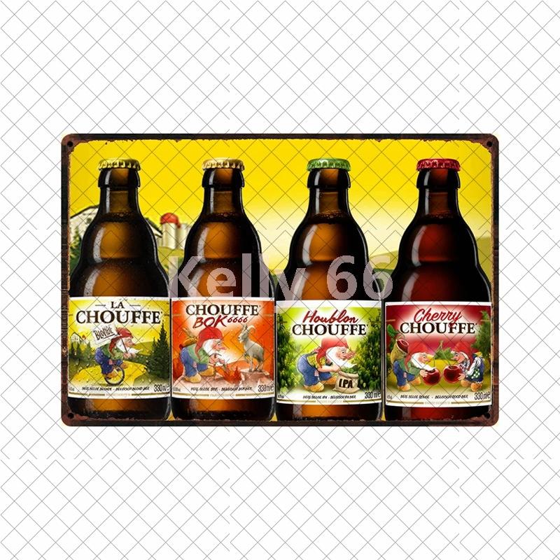 [ Kelly66 ] Belgian Beer Tin Art Metal Sign Home Decor Painting 20*30 CM Size Dy185 vintage decor  home decor