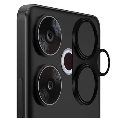 Чехол для объектива задней камеры для Xiaomi Poco F6 5G, задняя алюминиевая металлическая защита объектива камеры для POCO F6, кольцевая пленка для объектива