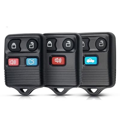 3/4 кнопки автомобильный ключ оболочки для Ford Escape Exursion Explorer Mercury ABS черный дистанционный ключ оболочки замена автомобильный ключ чехол