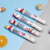 10 Colors Christmas Ballpoint Pen Cute Cartoon Santa Claus Elk Design Gift for Kids School Office Stationery