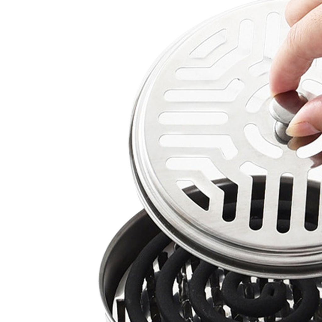 Держатель катушки из нержавеющей стали для дома, огнестойкий, предотвращает глажку, подставка для благовоний