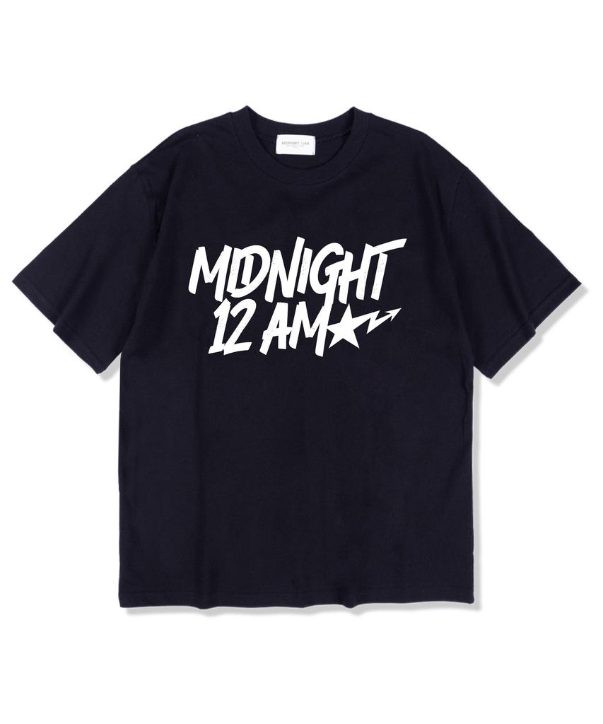 MIDNIGHT12AM Starpoint Short Sleeve T-Shirt Navy