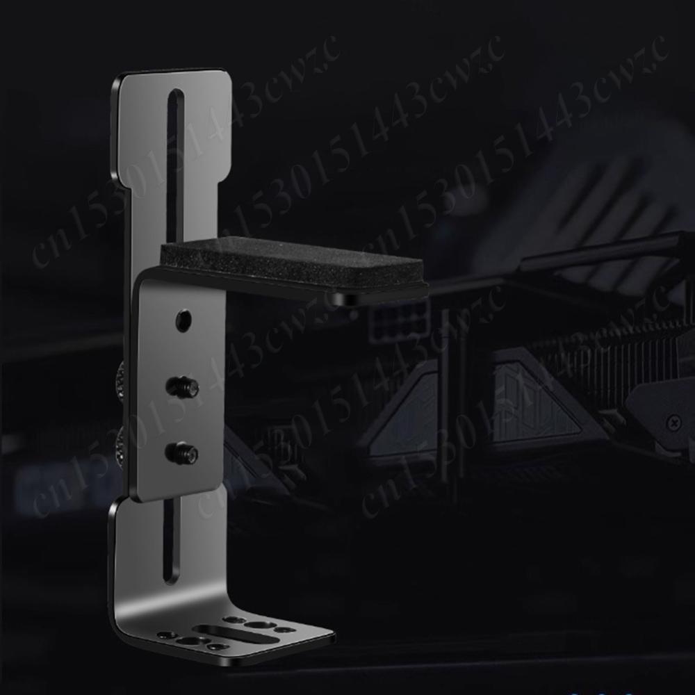 Chassis 12cm Fan Position Graphics Card Holder 6-96mm Sliding Adjustable GPU Brace Video Card Bracket for RTX 4090 4080