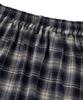 Visual Collector Fur Check Long Skirt [Vintage Blue]