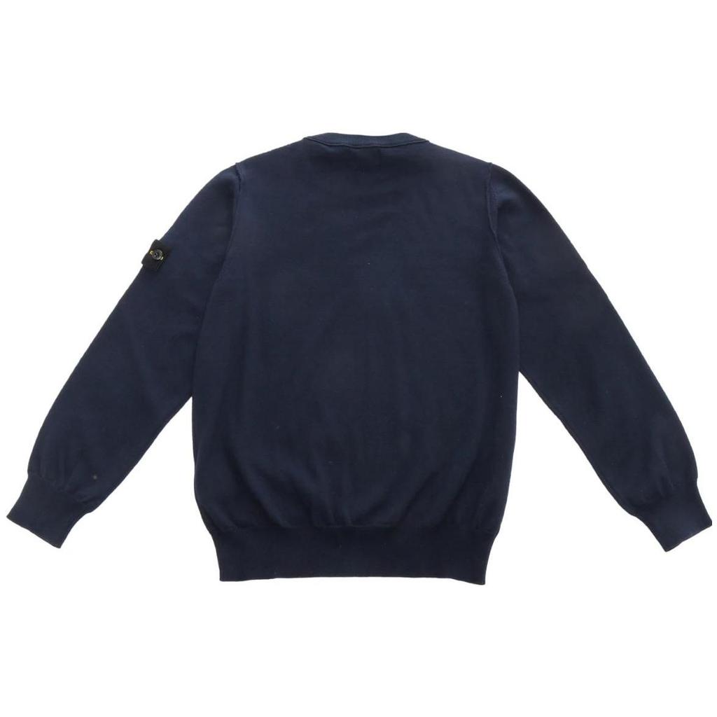 STONE ISLAND Свитер Однотонный С круглым вырезом Пуловер С длинным рукавом Детские свитеры Синий 7816501A4-V0020