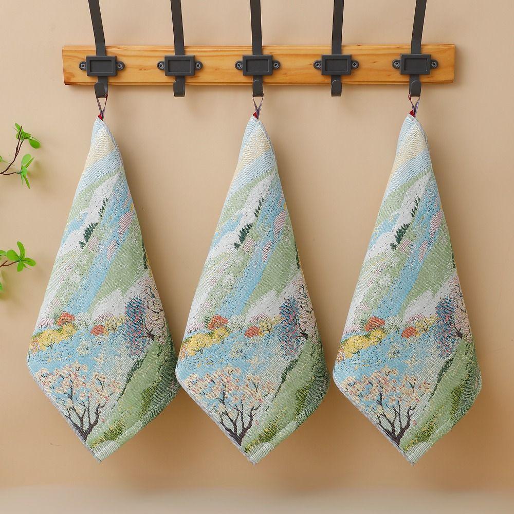 4 Layer Cotton Gauze Large Hand Towel Soft Kitchen Towel Kindergarten Children