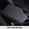 TOP Suede warp For BMW E90 E92 E93 F30 F31 F32 F34 F36 Leather Central Armrest Box Protection Sleeve modification Accessories