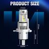 2Pcs Canbus H4 LED Headlight Bulbs High Low Beam 32000LM Car Motorcycle Lights 24pcs 3570 CSP Turbo Led Diode Lamps Auto Moto Headlamp 12V 6000K