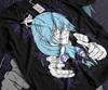 Футболка Махито Jujutsu Kaisen Годжо Девушка Аниме Хоррор Унисекс Черная Рубашка Все Размеры