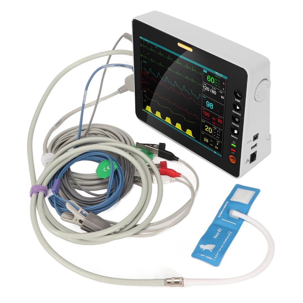 Цифровой ветеринарный монитор артериального давления 6 параметров ветеринарный монитор с большим экраном для домашних животных