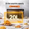 Galanz Механическая микроволновая печь с поворотным столом, 20 л, штепсель CN (адаптер в комплекте)