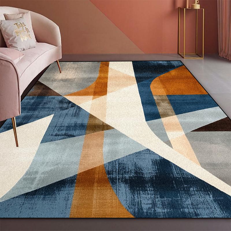 Украшение дома Геометрия Ковры Гостиная Диванная зона Коврики Современная Легкая Роскошь Большой Ковер Спальня Гардеробная Коридор Придверный коврик