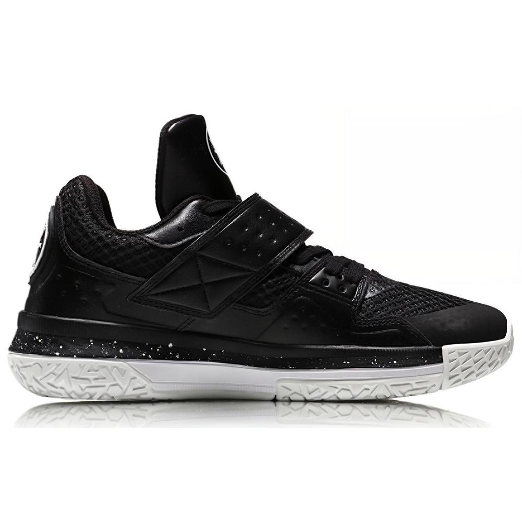 Мужские низкие баскетбольные кроссовки Li Ning Battle Armor, износостойкие, дышащие, стандартные, черные ABAN059-2