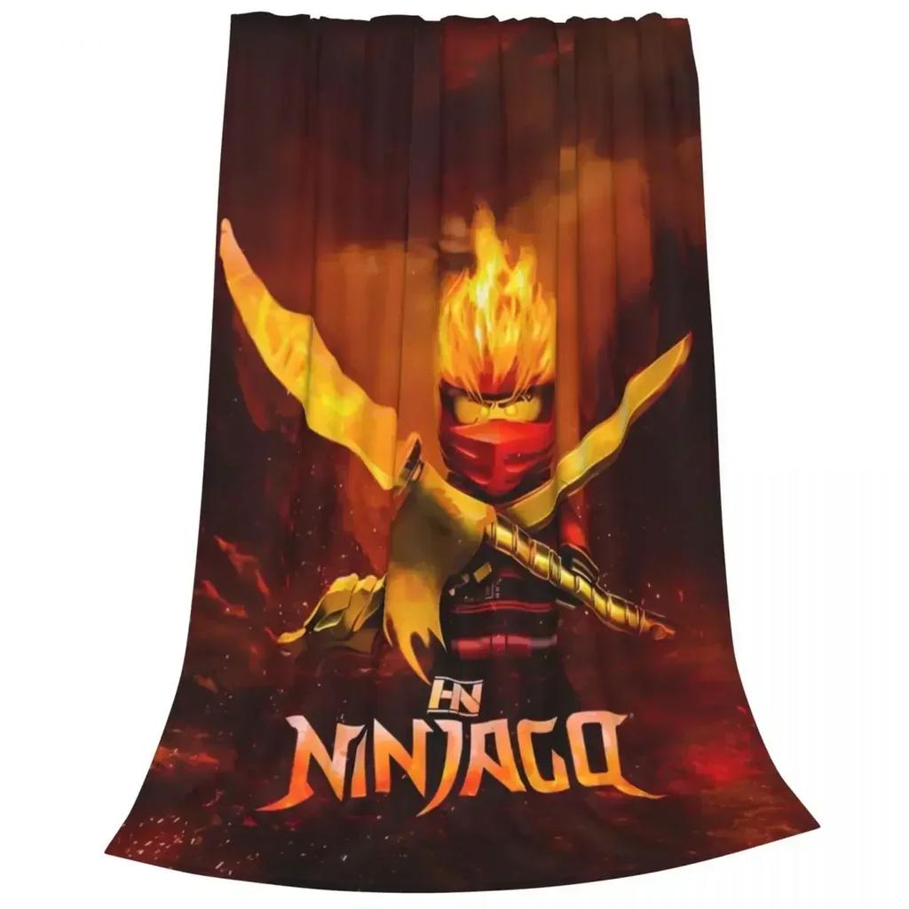 Плюшевое одеяло-плед из кораллового флиса N-ninjagos Одеяла для кровати, дивана Супермягкое покрывало