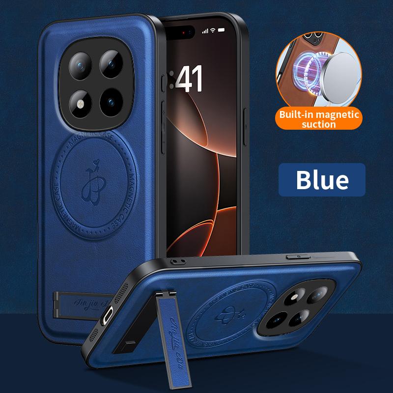 Кожаный чехол-подставка для Redmi Note 1 Pro+ Магнитная обложка для беспроводной зарядки Ударопрочный корпус для Redmi Note1 1pro