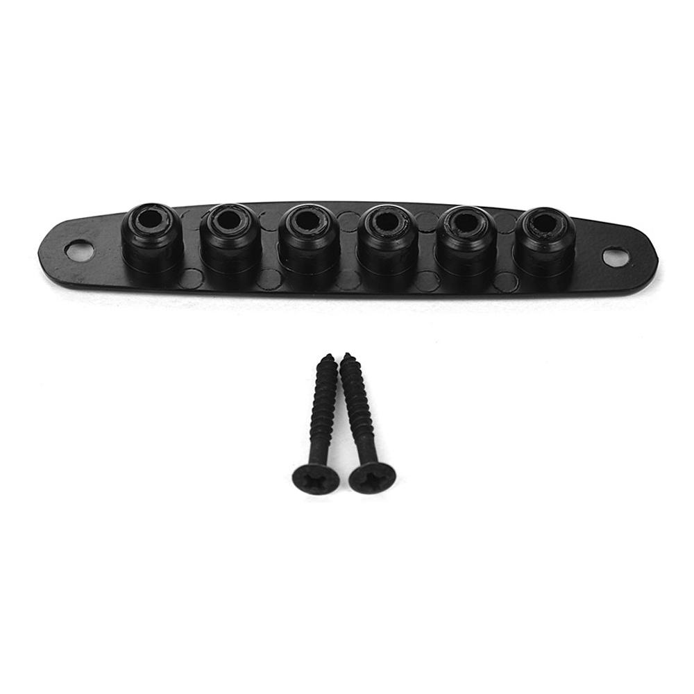 Металлический бридж для электрогитары, струны сквозь корпус, ферулы, втулки, пластина для замены гитары