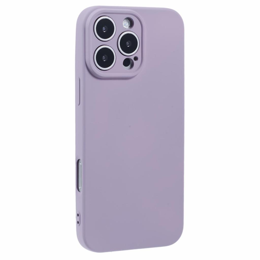 For iPhone 16 Pro Case Precise Cutouts TPU Fiber Lining Shockproof Phone Cover