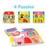 Lisciani Carotina Baby Puzzle 16 X 1 X 16.5 Cm Farm 4-in-1