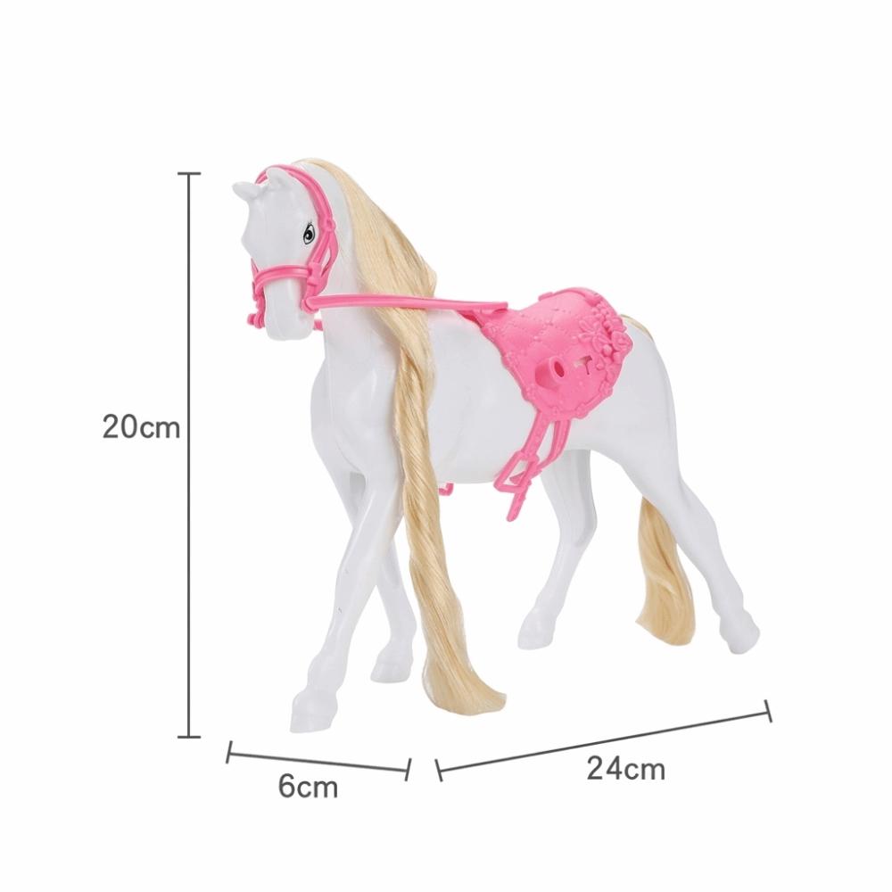 Movable Head Horse Model PVC Toy Pony Figurine New Fantasy Horse Toy For Playing House