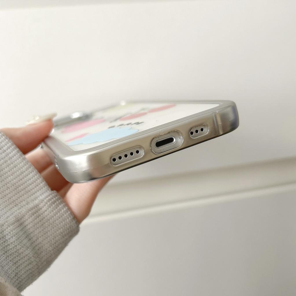 For iPhone 14 Case Pattern Design PC+TPU Phone Cover