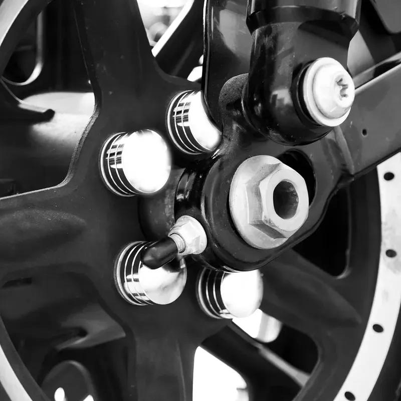 19mm Motorcycle Rear Wheel Sprocket Bolt Cover Cap For Harley Sportster Softail Touring Road King Street Electra Road Glide
