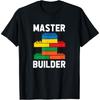 Brick Builder Funny Blocks Building Master Builder Toys Kids T-Shirt(4)