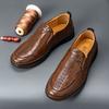 Модная летняя осенняя обувь из мягкой кожи для мужчин Модная мягкая подошва Business Casual Обувь Мужская Однотонная Легкие Лоферы Мужчина