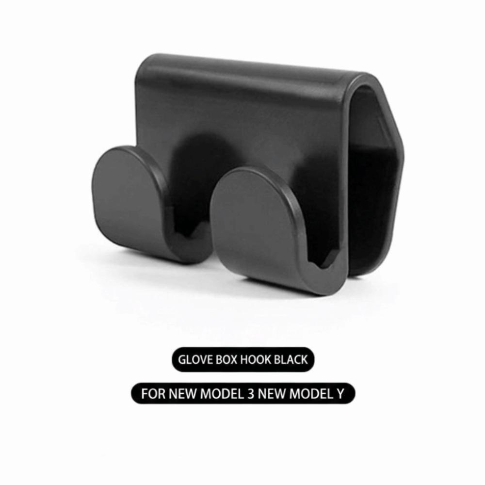ABS Glove Box Hooks Non-Slip Storage Rack Clip Durable Bag Hooks for Tesla Model 3 Model Y Car