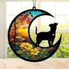 Pet Memorial Sun Catcher Dog Cat Suncatcher Pet Memorial Keepsake Stained Glass