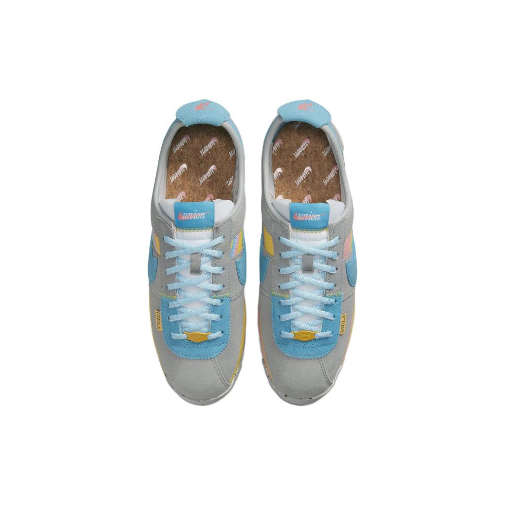 Union LA x Nike Cortez SP Дымчато-серые Унисекс Кроссовки Светло-дымчато-серый Кораллово-меловой Varsity-Maize DR1413-002