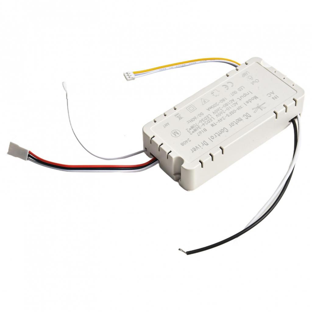 1 шт. Новый потолочный вентилятор с подсветкой, пульт дистанционного управления, диммируемый контроллер, драйвер, аксессуары