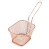Stainless Steel Frying Basket Oil Separated French Fries Holder  for Canteen Kitchen