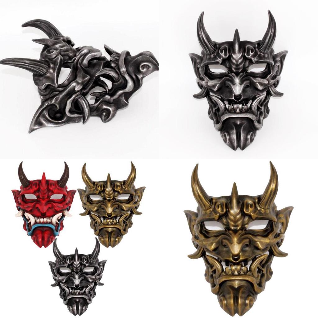 Маска ужаса на Хэллоуин с клыками для костюмированной ролевой игры